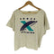 ナイキ NIKE 90S 銀タグ CROSS TRAINING プリント バック ロゴプリント リメイク クロップド スウェット Tシャツ メンズ import:L