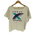 ナイキ NIKE 90S 銀タグ CROSS TRAINING プリント バック ロゴプリント リメイク クロップド スウェット Tシャツ メンズ import:L
