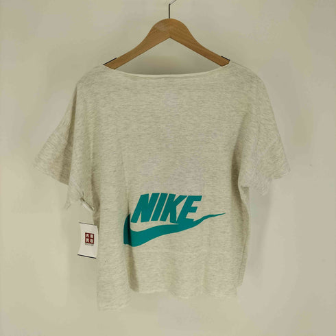 ナイキ NIKE 90S 銀タグ CROSS TRAINING プリント バック ロゴプリント リメイク クロップド スウェット Tシャツ メンズ import:L
