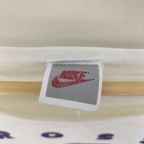 ナイキ NIKE 90S 銀タグ CROSS TRAINING プリント バック ロゴプリント リメイク クロップド スウェット Tシャツ メンズ import:L