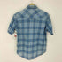リーバイス Levis 半袖シャツ ウエスタン 青チェック メンズ JPN:M