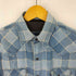 リーバイス Levis 半袖シャツ ウエスタン 青チェック メンズ JPN:M