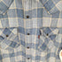 リーバイス Levis 半袖シャツ ウエスタン 青チェック メンズ JPN:M