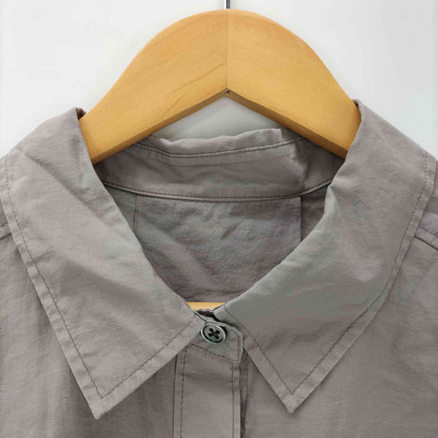 ユナイテッドアローズグリーンレーベルリラクシング UNITED ARROWS green label relaxing シアー クロップド シャツ レディース