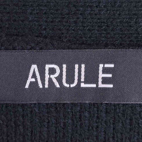 アリュール ARULE バックデザインルーズフィットニットカーディガン レディース