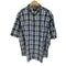 ランズエンド LANDS END 00S インド綿 ボタンダウン チェック S/S シャツ メンズ import:XL