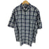 ランズエンド LANDS END 00S インド綿 ボタンダウン チェック S/S シャツ メンズ import:XL