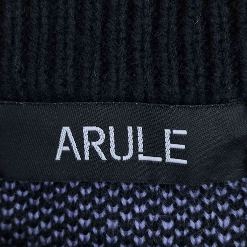 アリュール ARULE クロスレタリングニットプルオーバー レディース