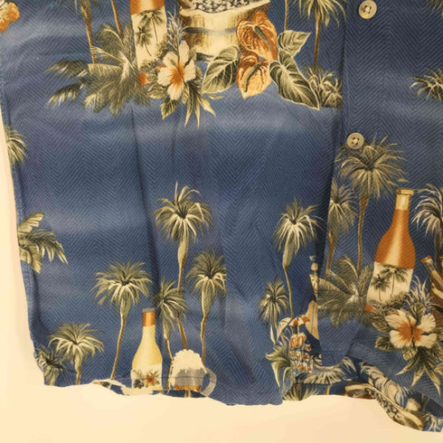 ピエールカルダン pierre cardin 90s レーヨンアロハシャツ メンズ import:L