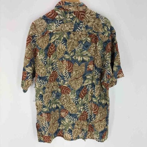 ピエールカルダン pierre cardin 90s レーヨン ボタニカル柄 アロハシャツ メンズ import:L