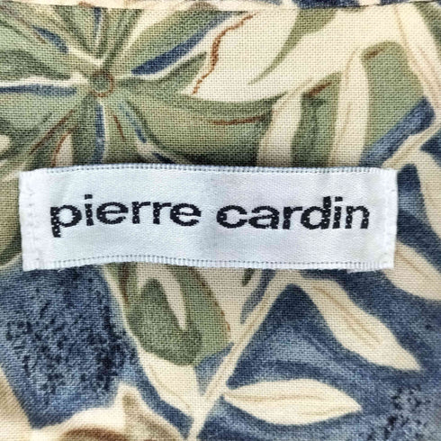 ピエールカルダン pierre cardin 90s レーヨン ボタニカル柄 アロハシャツ メンズ import:L
