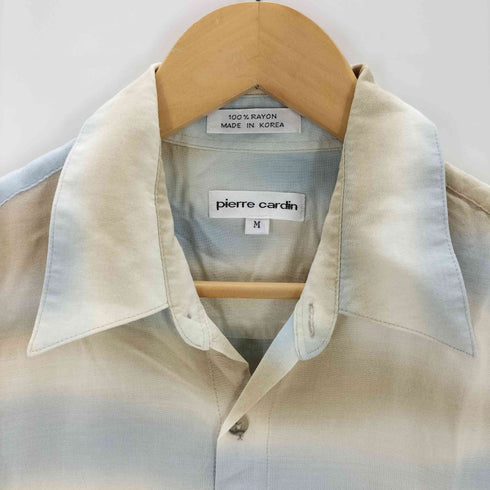 ピエールカルダン pierre cardin 90s レーヨンアロハシャツ グラデーション メンズ import:L