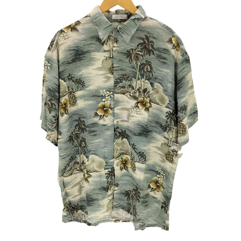 ピエールカルダン pierre cardin 90s レーヨンアロハシャツ メンズ import:L