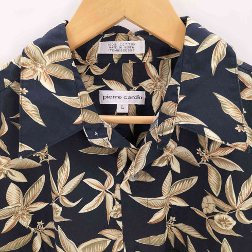 ピエールカルダン pierre cardin 90s コットンアロハシャツ メンズ import:L