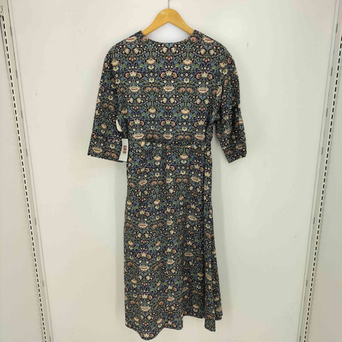 MORRIS Gallery リネンコットンプリントロングワンピースLODDEN柄 レディース MP