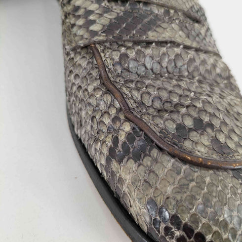 トッズ TOD’S パイソン コインローファー レディース 7 1/2