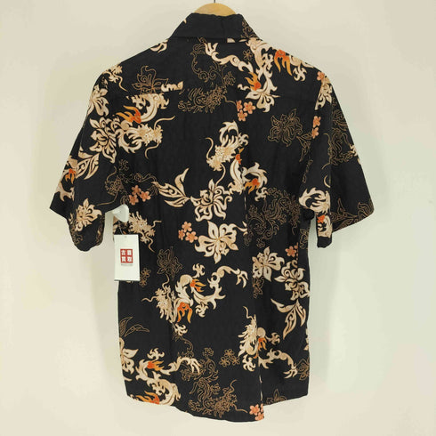 マンゴ MANGO 芒菓 沖縄 総柄 ハイサイ シャツ メンズ JPN:L