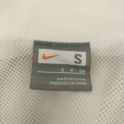 ナイキ NIKE スウッシュ 刺繍 サイドライン シルバー トラックジャケット ジャージ メンズ import:S