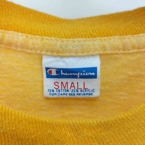 チャンピオン Champion 70-80S USA製 後期バータグ TIMBER TRAILS アニマル プリント リンガー Tシャツ トリム メンズ import:S