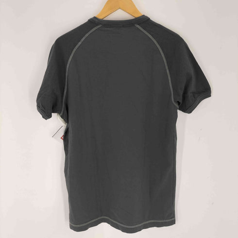 ディーゼル DIESEL デザインプリントラグランスリーブTシャツ リンガーT メンズ import:M