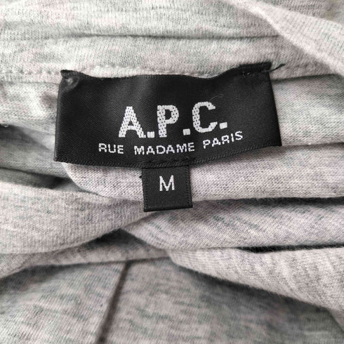 アーペーセー A.P.C. ロゴプリントクルーネックTシャツ メンズ JPN:M