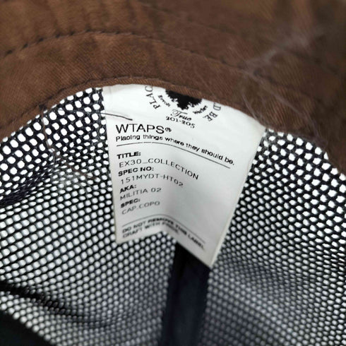 ダブルタップス WTAPS メッシュキャップ トラッカーキャップ メンズ ONE SIZE