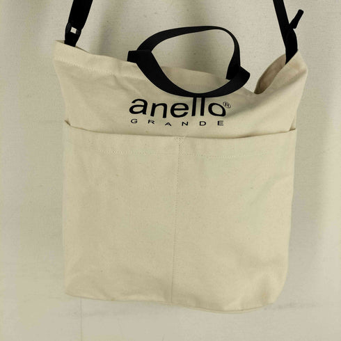 アネロ anello GRANDE 2WAY キャンバス トートバッグ ショルダーバッグ 大 レディース