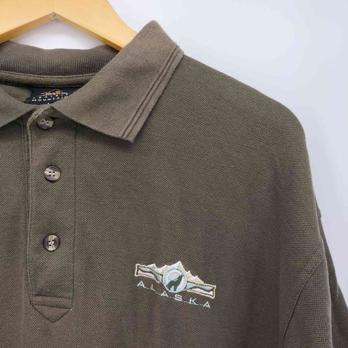 PRAIRIE MOUNTAIN 90S ALASKA 刺繍 S/S ポロシャツ メンズ import:L