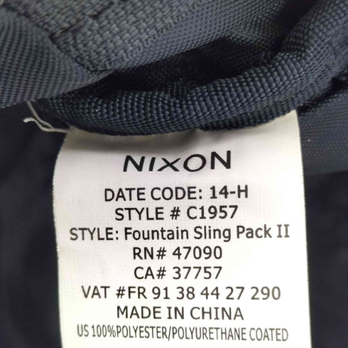 ニクソン NIXON ポリエステルウエストバッグ メンズ