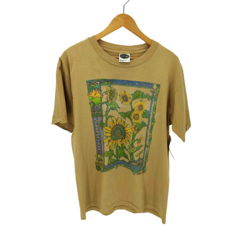 アメリカンアパレル AMERICAN APPAREL 90S H.crosman ©94コピーライト入り シングルステッチ ひまわり S/S Tシャツ メンズ JPN:L