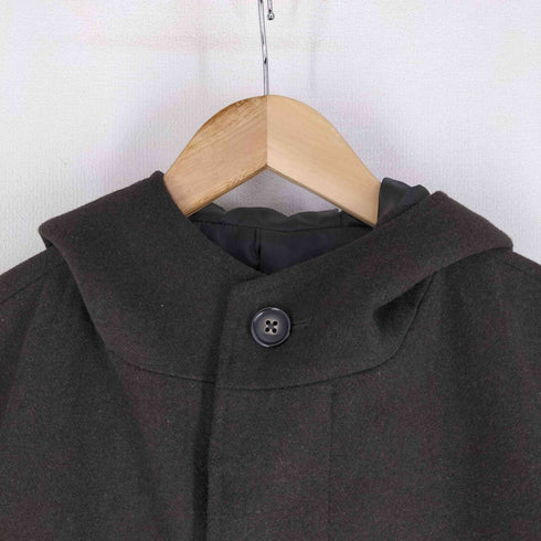 コムサイズム COMME CA ISM 比翼ボタン フーデッドコート メンズ JPN:M