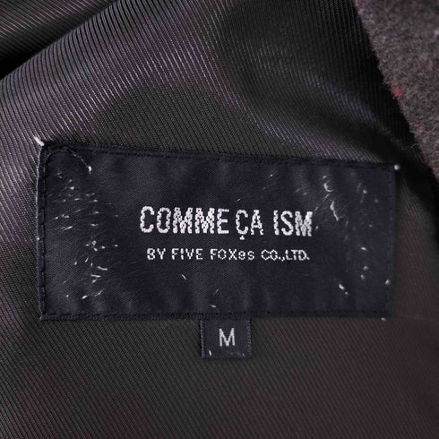 コムサイズム COMME CA ISM 比翼ボタン フーデッドコート メンズ JPN:M