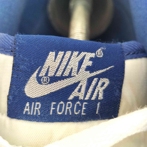 ナイキ NIKE AIR FORCE 1 07 WHITE DEEP ROYAL BLUE ローカットスニーカー メンズ JPN:30