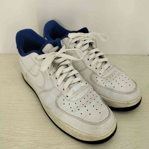 ナイキ NIKE AIR FORCE 1 07 WHITE DEEP ROYAL BLUE ローカットスニーカー メンズ JPN:30