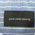 グリーンレーベルリラクシング GREEN LABEL RELAXING オックスフォードバンドカラーストライプシャツ メンズ JPN:M