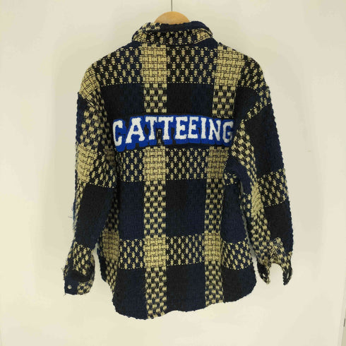 Cattee ツイード チェック ジャケット メンズ JPN:L