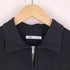 ザラ ZARA ハーフジップ縦針ニットポロシャツ メンズ JPN:M