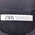 ザラ ZARA ハーフジップ縦針ニットポロシャツ メンズ JPN:M
