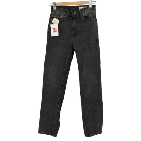 ザラ ZARA STRAIGHT CUT MID RISE JEANS レディース 32