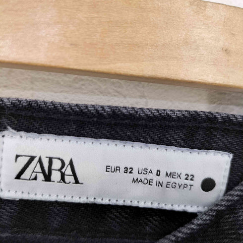 ザラ ZARA STRAIGHT CUT MID RISE JEANS レディース 32
