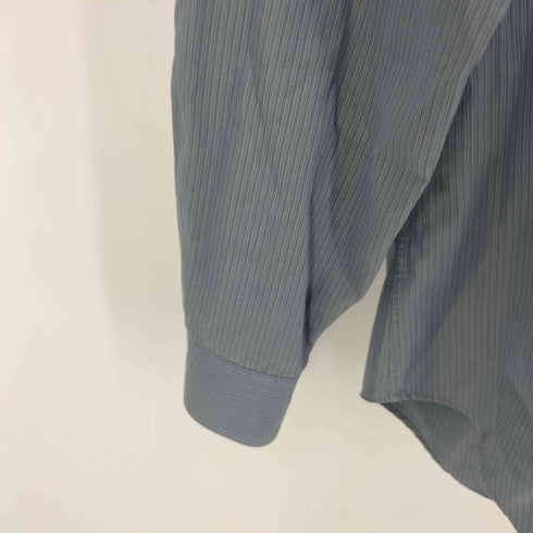 アルマーニコレツィオーニ ARMANI COLLEZIONI MADE IN ROMANIA コットンストライプシャツ メンズ 37 14 1/2