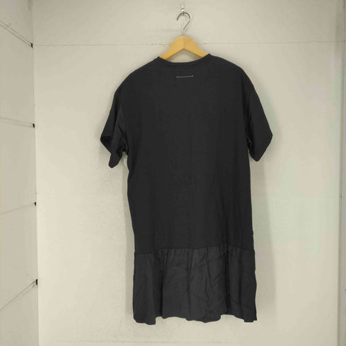 エムエムシックスメゾンマルジェラ MM6 Maison Margiela 裾フリルフロントロゴプリントワンピース レディース 16