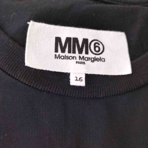 エムエムシックスメゾンマルジェラ MM6 Maison Margiela 裾フリルフロントロゴプリントワンピース レディース 16
