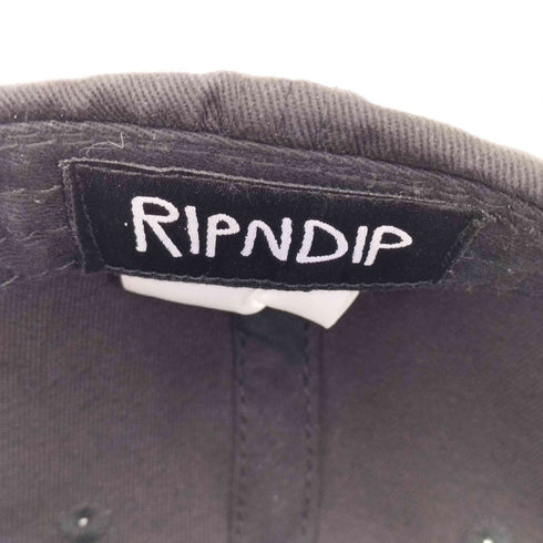 リップンディプ RIPNDIP キャラクタープリント 6パネルキャップ メンズ