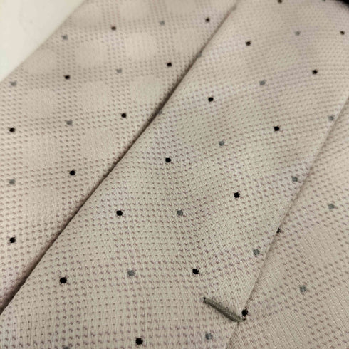 カルバンクライン CALVIN KLEIN シルク100% ドット柄ネクタイ メンズ