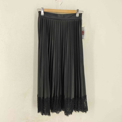 ザラ ZARA フェイクレザー プリーツスカート レディース XS
