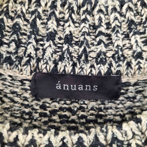 アニュアンス anuans ブラッシュツイードニットワンピース レディース JPN:S