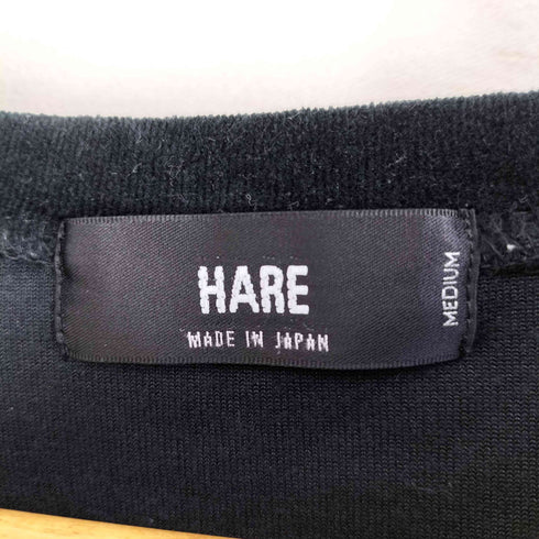 ハレ HARE L/S ベロアカットソー メンズ JPN:M