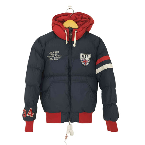ポロバイラルフローレン Polo by RALPH LAUREN フーデットダウンジャケット ワッペン レディース JPN:M
