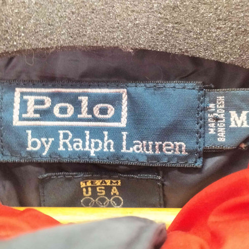 ポロバイラルフローレン Polo by RALPH LAUREN フーデットダウンジャケット ワッペン レディース JPN:M